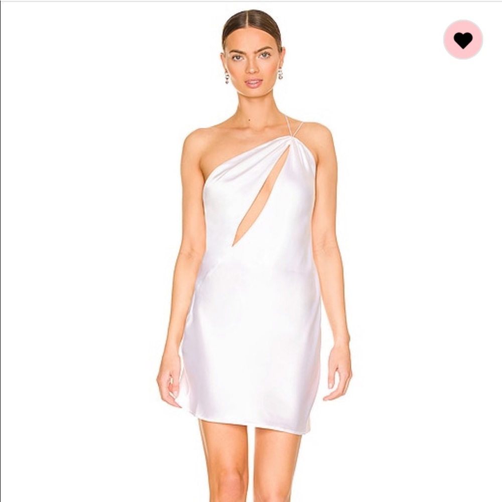 White mini dress